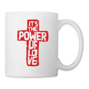 Botschaften Bibel Power of Love Jesus - Tasse - Weiß - Rechts