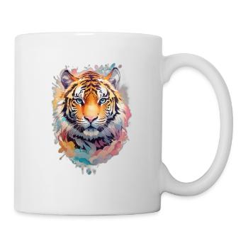 Wunderschöner Löwe - Tasse - Weiß - Rechts