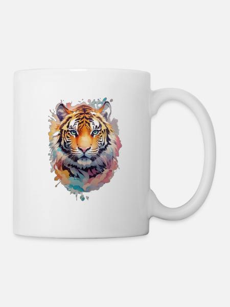 Wunderschöner Löwe - Tasse - Weiß