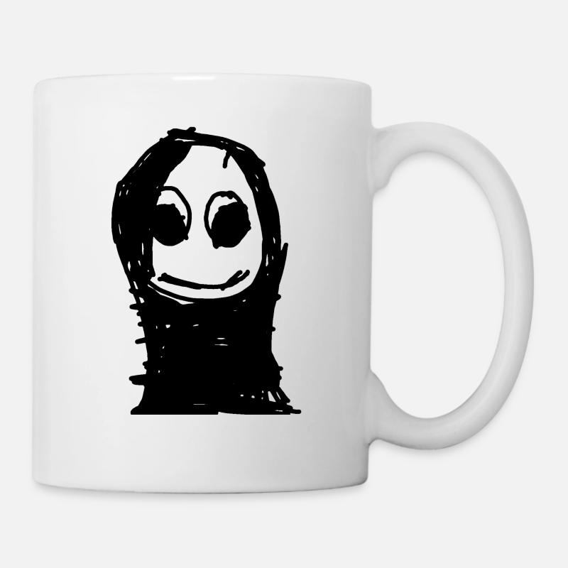 Lilly foncé - Mug blanc - blanc