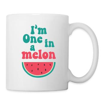 Je suis un dans un melon - Mug blanc - blanc - Droite