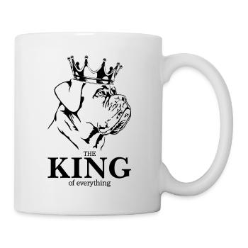 Bordeauxdogge King of everything Hunde Wilsigns - Tasse - Weiß - Rechts