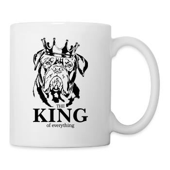Bordeauxdogge King of everything Hunde Wilsigns - Tasse - Weiß - Rechts