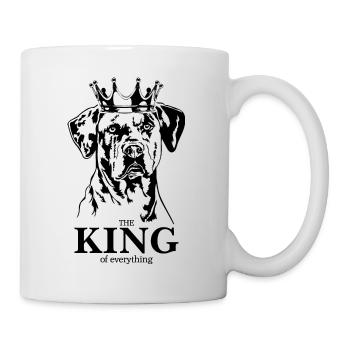 Catahoula Leopard Dog King of everything Wilsigns - Tasse - Weiß - Rechts