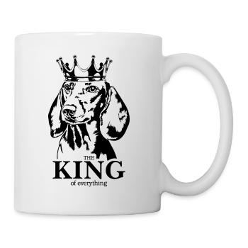 Teckel Teckel Roi de tout Chien Wilsigns - Mug blanc - blanc - Droite