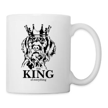 German Wirehaired King of everything Dog Wilsigns - Mug - white - Right