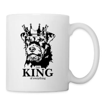 Deutscher Jagdterrier King of everything Wilsigns - Tasse - Weiß - Rechts