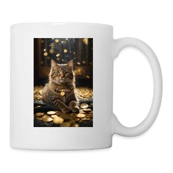 beautiful cat - Mug blanc - blanc - Droite