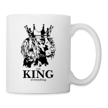Caille allemande Chien roi de tout Wilsigns - Mug blanc - blanc - Droite
