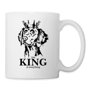 Weimaraner Longhair King of everything Wilsigns - Mug - white - Right