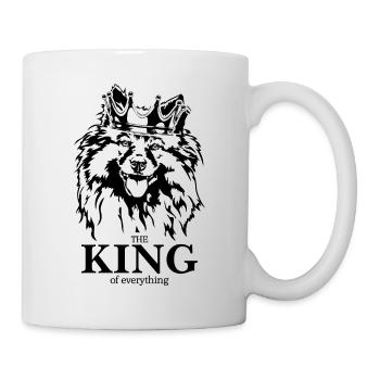 Wolfsspitz Keeshond King of everything Wilsigns - Mug - white - Right