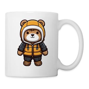 Bear Comic Winter - Mug - white - Right