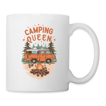 Camping Queen - Mug blanc - blanc - Droite