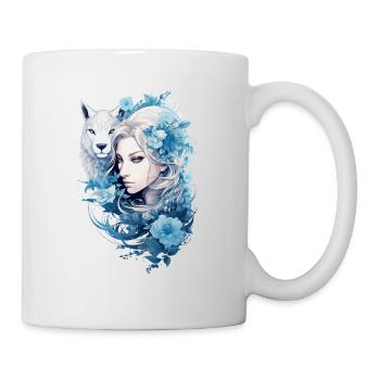 Mystical Wolf Beauty - Mug - white - Right