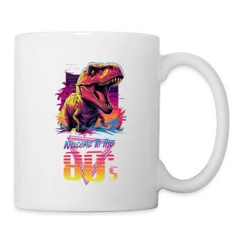 Weclometo the 80s - Tasse - Weiß - Rechts