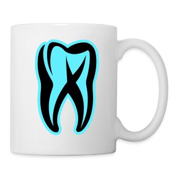 Dentiste Tooth Icon - Mug blanc - blanc - Droite