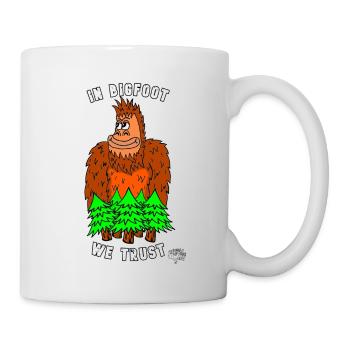 In Bigfoot We Trust - Mug - white - Right