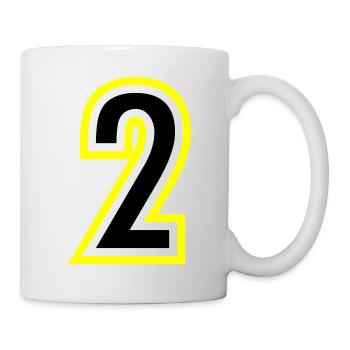 2 Number College - Mug - white - Right