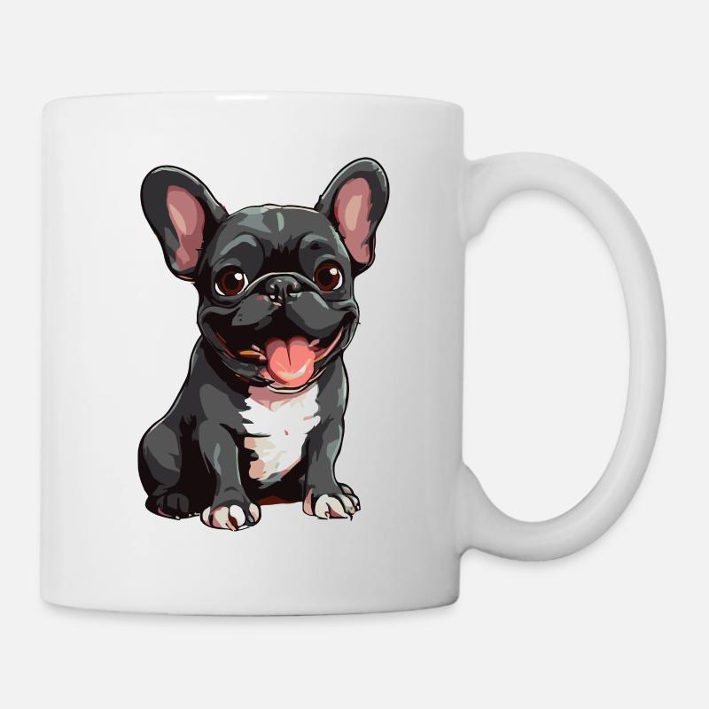 J’aime le bouledogue français - Bouledogue français - Mug blanc - blanc