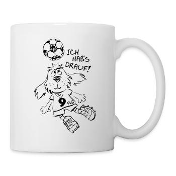 Ich hab's drauf Fußballer - Tasse - Weiß - Rechts