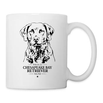 Chesapeake Bay Retriever Mom Dog Dog Wilsigns - Mug - white - Right