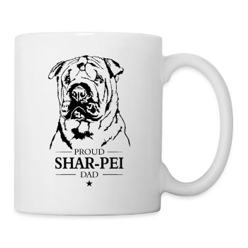 Shar Pei Papa Chien Chien Wilsigns - Mug blanc - blanc - Droite