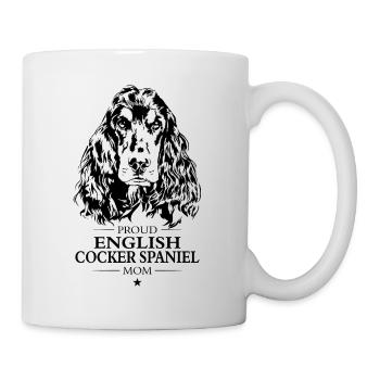 Cocker anglais Épagneul Maman Chien Chien Wilsigns - Mug blanc - blanc - Droite