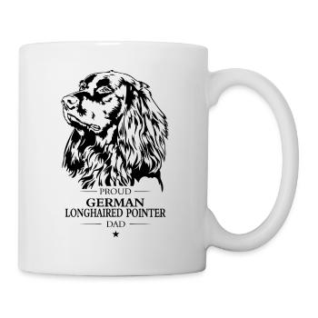 German Longhaired Pointer Dad Dog Dog Wilsigns - Mug - white - Right