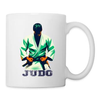 Judo - Tasse - Weiß - Rechts