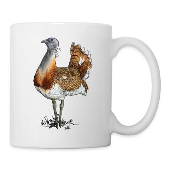 Grande outarde single - Mug blanc - blanc - Droite