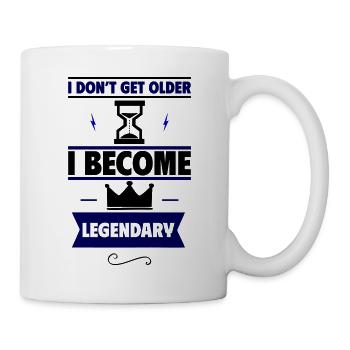 Originelles Geburtstagsgeschenk,legendär - Tasse - Weiß - Rechts