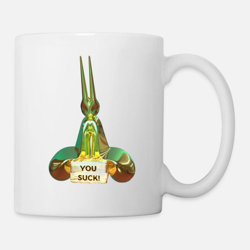 Trophäefür den Verlierer! - Tasse - Weiß