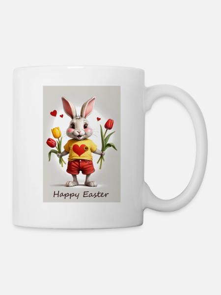 Freddy's Easter greeting - Mug - white