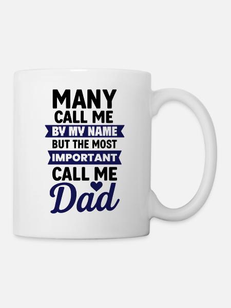 Papa – Le nom le plus important - Mug blanc - blanc