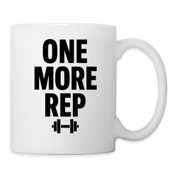 One more repetition of fitness - Mug - white - Right
