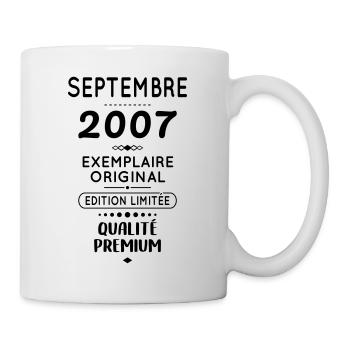18th Birthday - September 2007 Original - Mug - white - Right