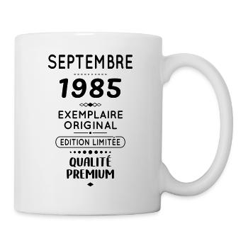 Anniversaire 40 ans - Septembre 1985 Original - Mug blanc - blanc - Droite