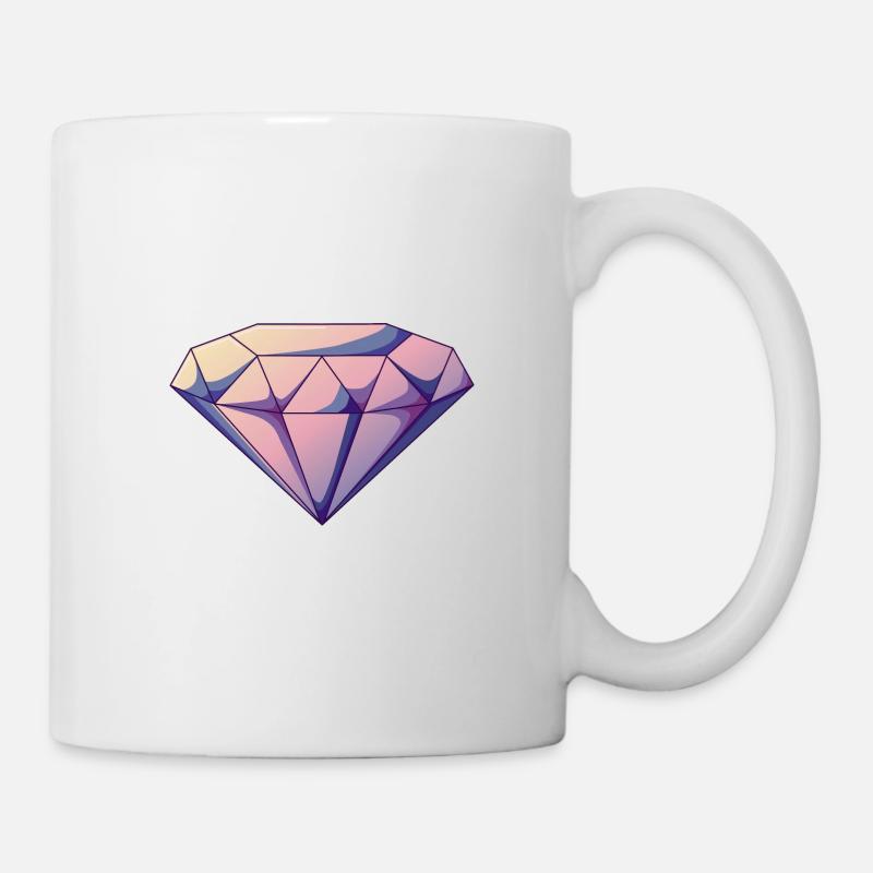 gemme violette - Mug blanc - blanc