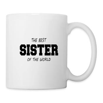 The Best Sister of the World - Mug blanc - blanc - Droite