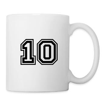 10 Number number - Mug - white - Right