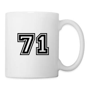 71 Number number - Mug - white - Right