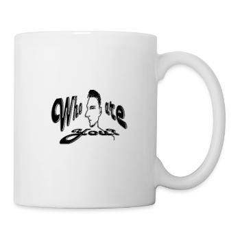 Who are you, design noir - Mug blanc - blanc - Droite