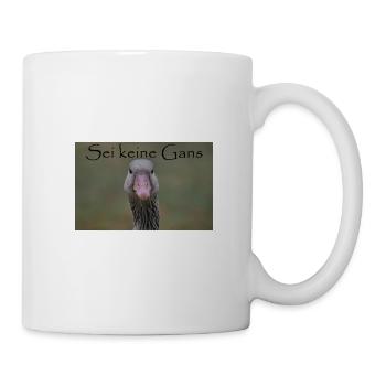 Sei keine Gans - Tasse - Weiß - Rechts