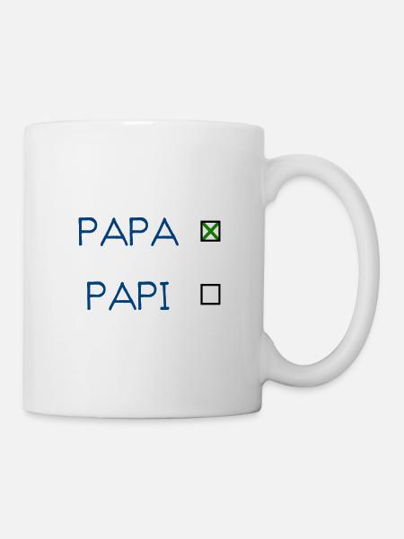 Papa papi - Mug blanc - blanc