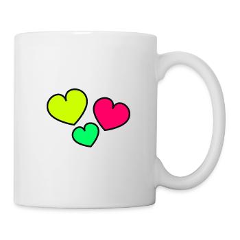 VALENTINE'S DAY. Bachelorette party. I LOVE YOU. I LOVE YOU. LOVE - Mug - white - Right