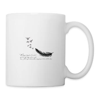 Moegest_Du_immer_Rueckenwind_haben-_und_stets_ - Tasse - Weiß - Rechts