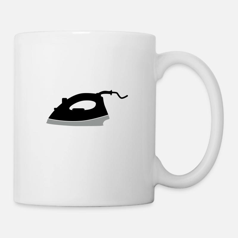 Bügeleisen - Tasse - Weiß