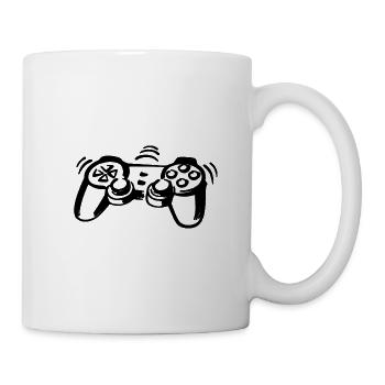 Controller - black - Mug - white - Right