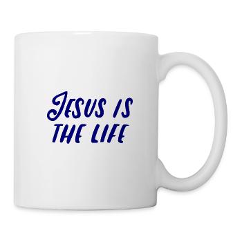 Jesus is the Life - Mug - white - Right