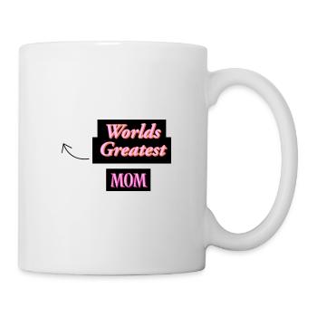 Worlds Greatest Mom - Tasse - Weiß - Rechts